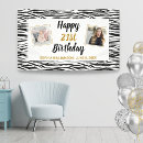 Search for animal print birthday party banner banners Zebra
