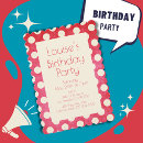 Search for polka dot birthday invitations Stylish