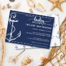 Search for navy baby shower invitations Anchor