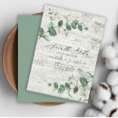 Search for eucalyptus save the dates Modern