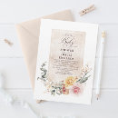 Search for tea stained invitations Cream brown dry blossoms
