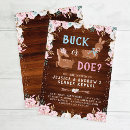Search for wood gender reveal invitations Shower