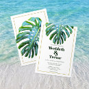 Search for monstera leaf invitations Beach