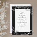 Search for black white and silver wedding invitations Contemporary