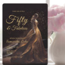 Search for lady 7x5 invitations Modern