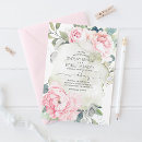 Search for garden suite wedding invitations Blush pink