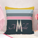 Search for pink monogram cushions Navy blue