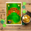 Search for pot of gold invitations Four leaf clover