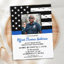Search for police graduation invitations Law enforcement