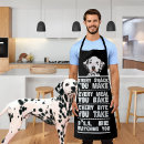 Search for dog aprons every meal you make