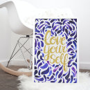 Search for life affirmation art Blue