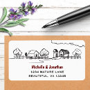 Search for cute country return address labels Barn