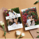 Search for double sided save the dates Black