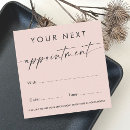 Search for generic appointment cards Plain white generic