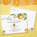 Search for orange blossoms postcards Baby shower