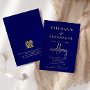 Search for navy and champagne wedding invitations Classy