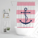 Search for pink stripes shower curtains Preppy