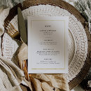 Search for gold border wedding menus Elegant