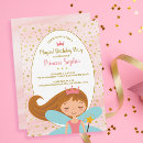 Search for fairy princess invitations Girl