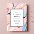 Search for pastel pink wedding invitations Modern