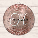 Search for rose gold dartboards Glitter