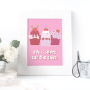 Search for eat cake posters Funny
