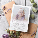 Search for lilac christening invitations Script