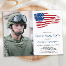 Search for military graduation invitations Stars and stripes