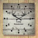 Search for deer antler clocks Rustic