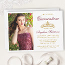 Search for burgundy quinceanera invitations Gold