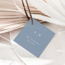 Search for wedding favour tags Dusty blue