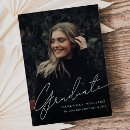 Search for college graduation announcement cards Script calligraphy