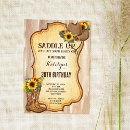 Search for horseshoe birthday invitations Rustic