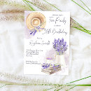 Search for lavender tea party invitations Watercolor