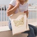 Search for butterfly tote bags Gold