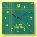 Search for sewing room clocks Green