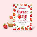 Search for strawberry birthday invitations Cute