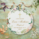 Search for rose gold christmas tree decorations Baptism