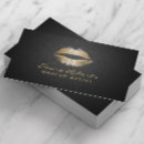 Search for lips business cards Makeup artist