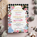 Search for fairy tea party invitations Alice in wonderland