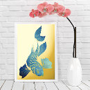 Search for blue koi fish art Elegant