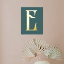 Search for decorated initials posters Minimalist