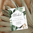 Search for hawaiian luau birthday invitations Modern