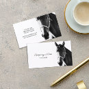 Search for horse business cards riding