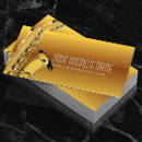 Search for saxophone business cards Band