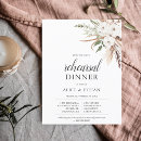 Search for green and white rehearsal dinner invitations Modern