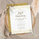 Search for gold confetti wedding invitations Vow renewal