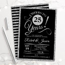 Search for 25th anniversary vow renewal invitations Typography