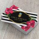Search for hawaiian business cards Floral
