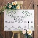 Search for order of service wedding programmes Modern